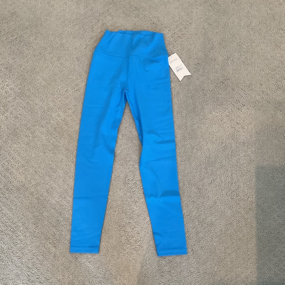 Stori dark azure super high rise tight pants NWT 0220